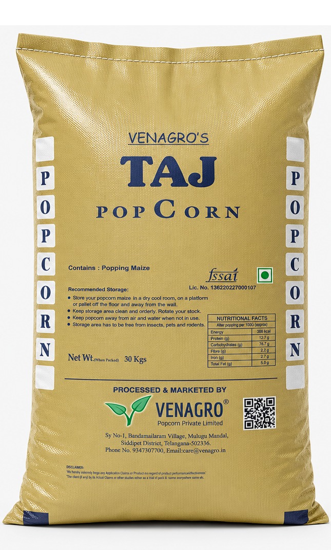 Taj popcorn pack