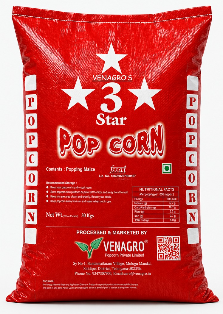 3 Star popcorn pack
