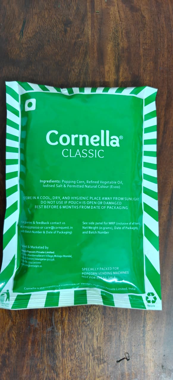 A real Cornella Classic premix pouch